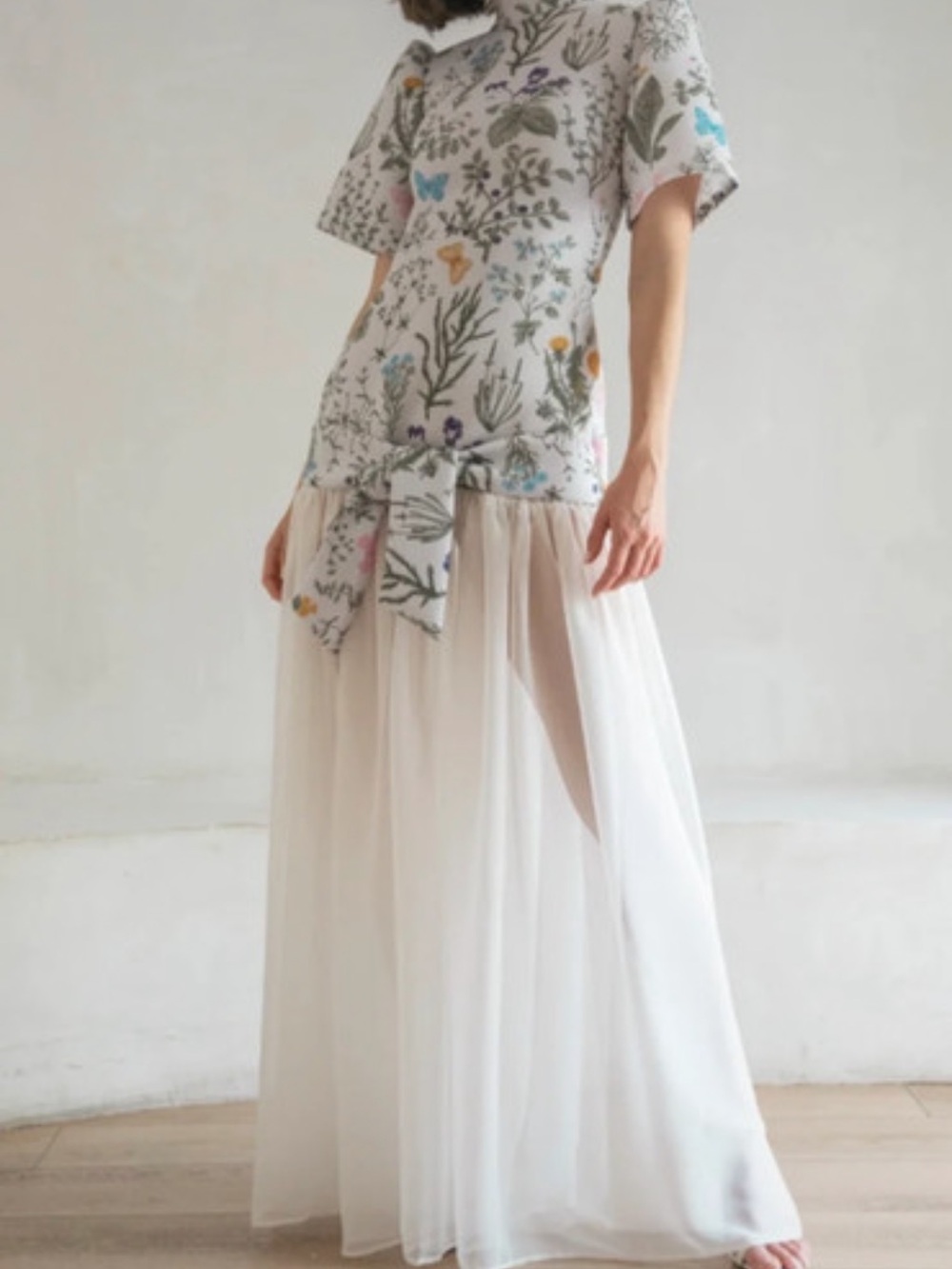 Ashley Stambouli S garden maxi dress